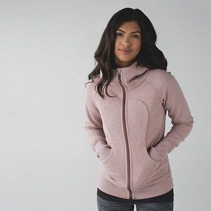 Lululemon Scuba Hoodie in Heathered Bark Berry ~10